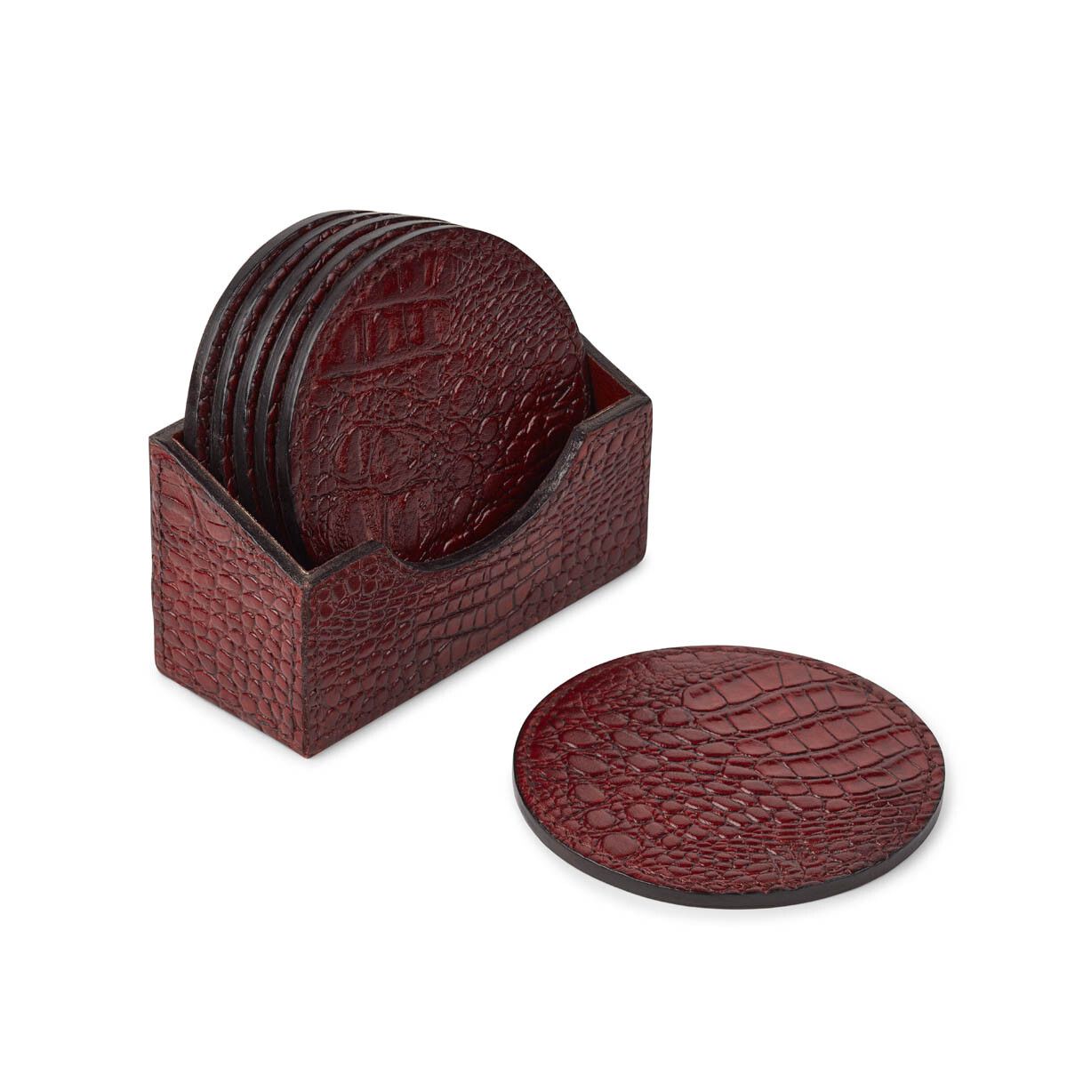 Ronde Croco Onderzetter