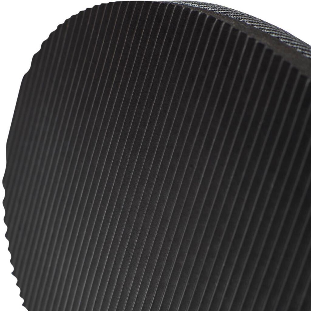 Nordic Curly Pantoffel Zwart