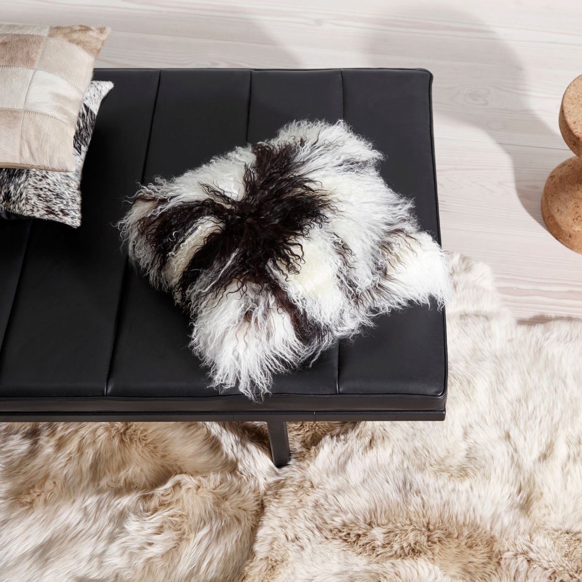 Curly Kussen | 40x40 cm Arctic Sunrise