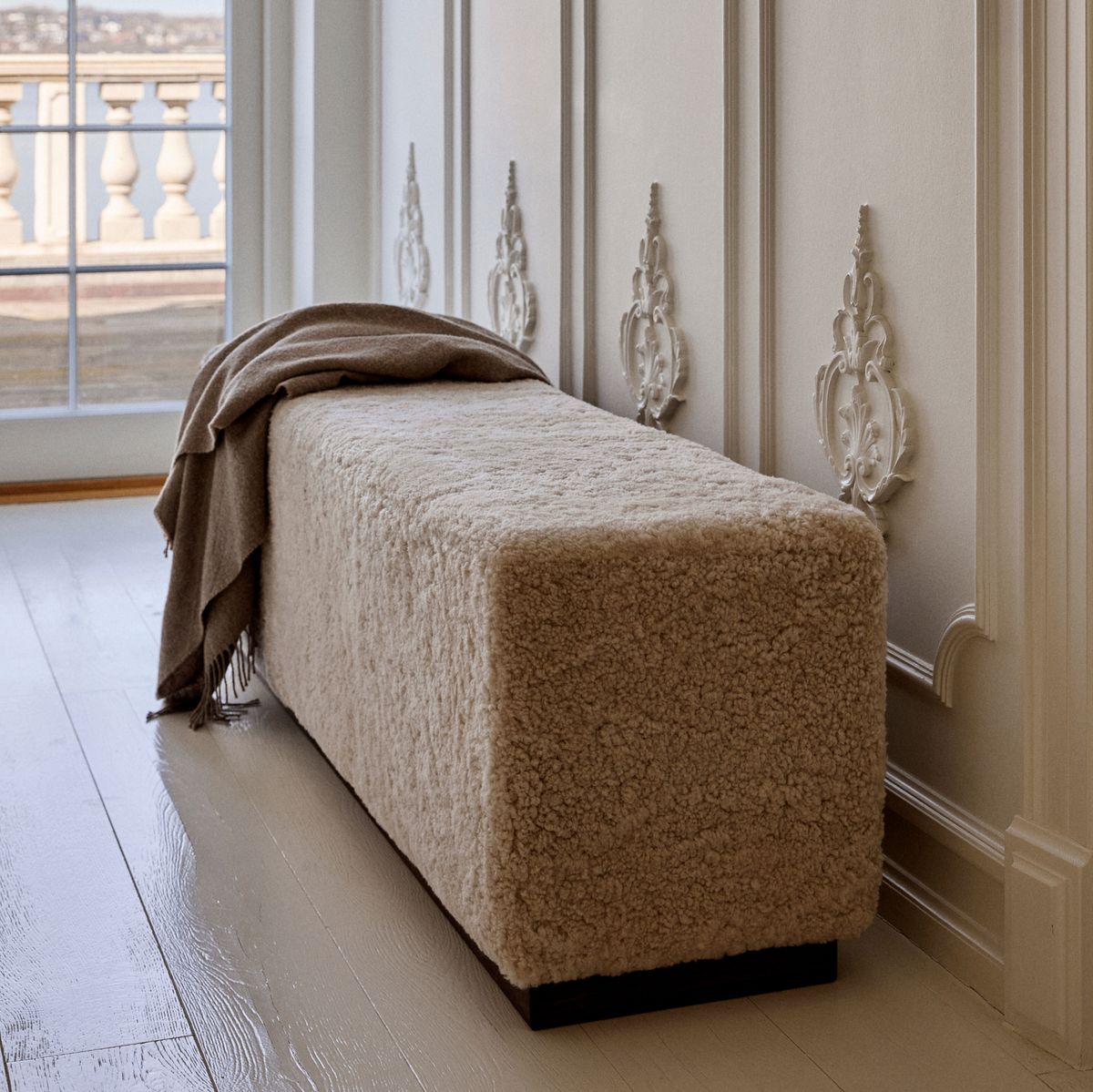 Benjamin Bank Antraciet Grijs