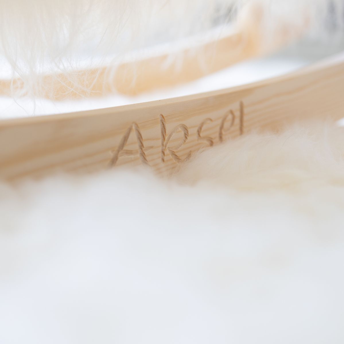 Schommelschaap | IJsland Langharig | L85xW25xH60 cm Natuurlijk Zwart