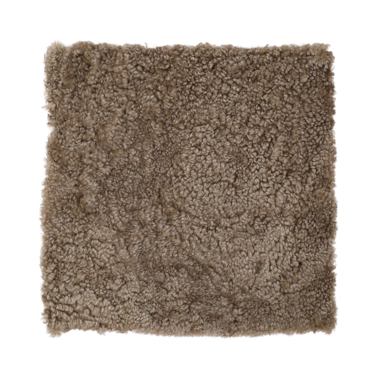 Schapenvacht Stoel Cover | Kortharig | 40x40 cm Sahara