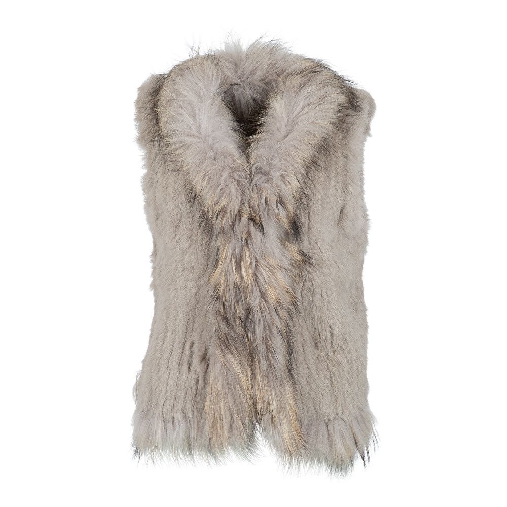 Anna Vest Eenvoudig Taupe