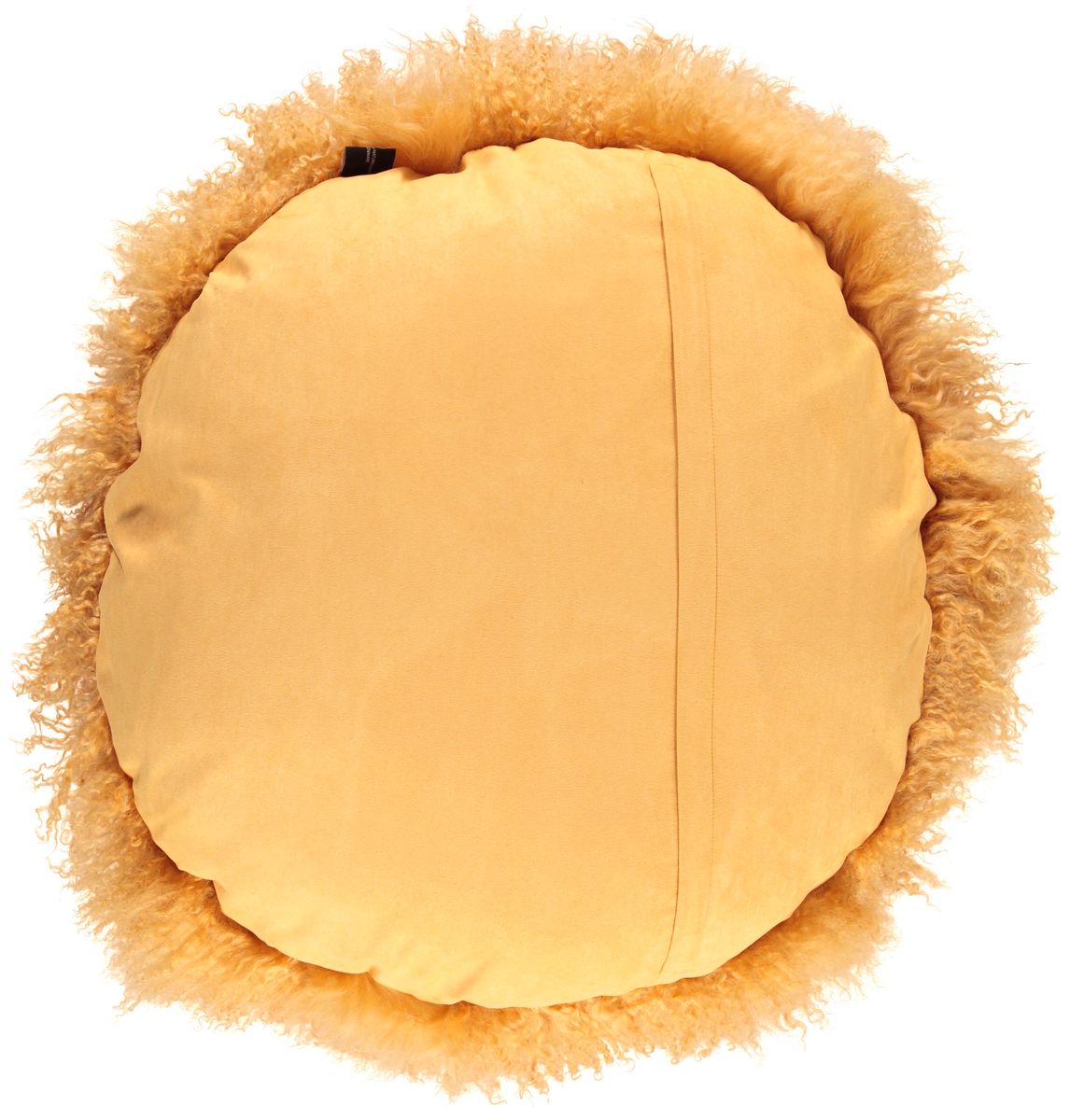 Curly Cake Kussen | Ø38 cm | Ø45 cm | Ø62 cm Keizerlijk Geel