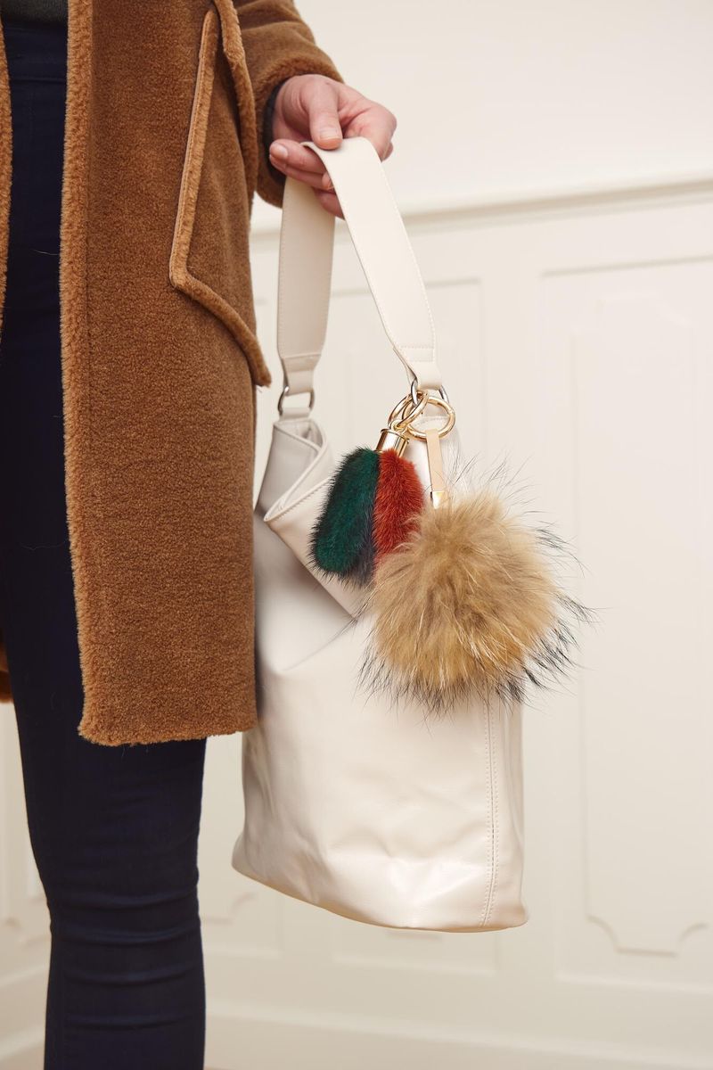 Isabella Twee Sleutelhanger Khaki/herfst marmer