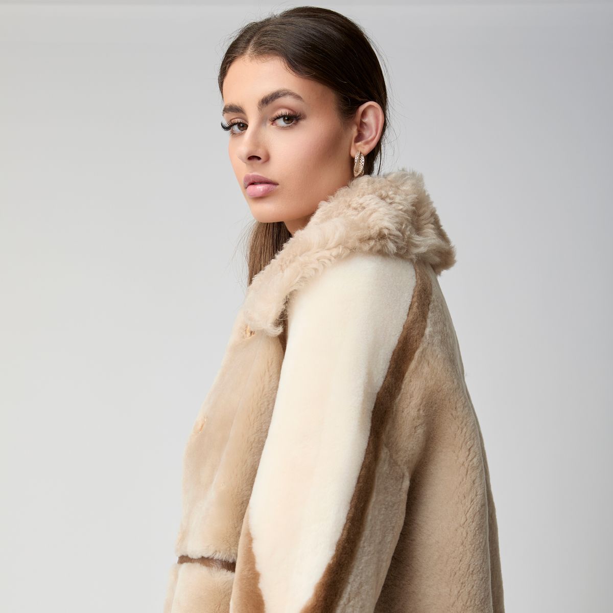 Anika Jas Beige/Bruin