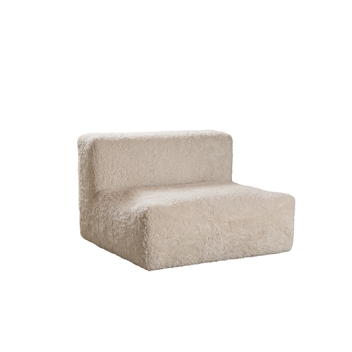 Julian Modulaire Bank | Midden Sectie | Moccasin Schapenvacht