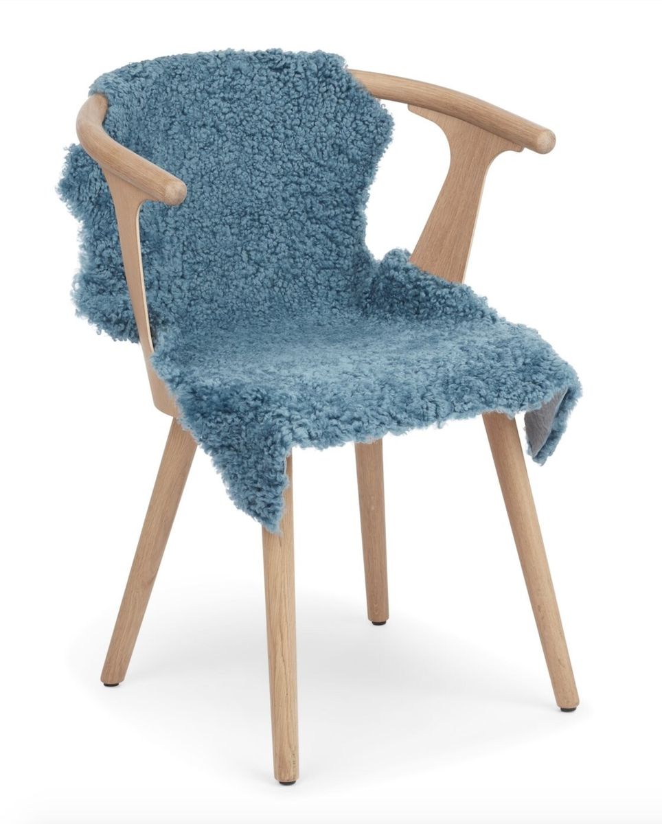 Nieuw Zeelandse Schapenvacht | Kortharig | 90 cm Koraalblauw