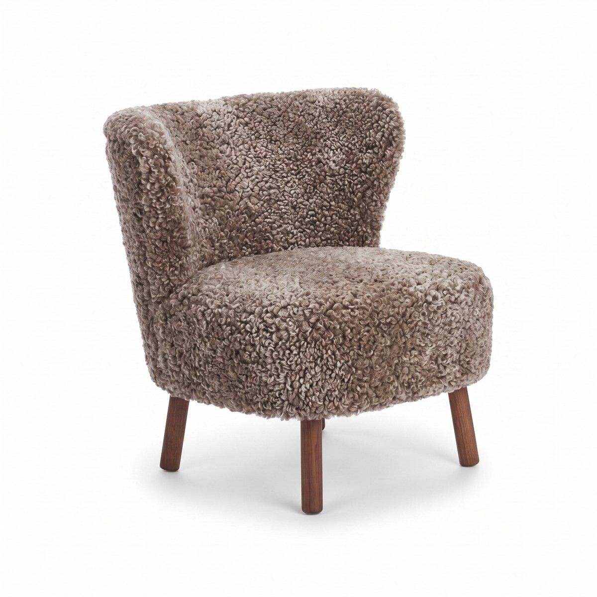Emil Loungestoel | Kortharige Schapenvacht Cappuccino