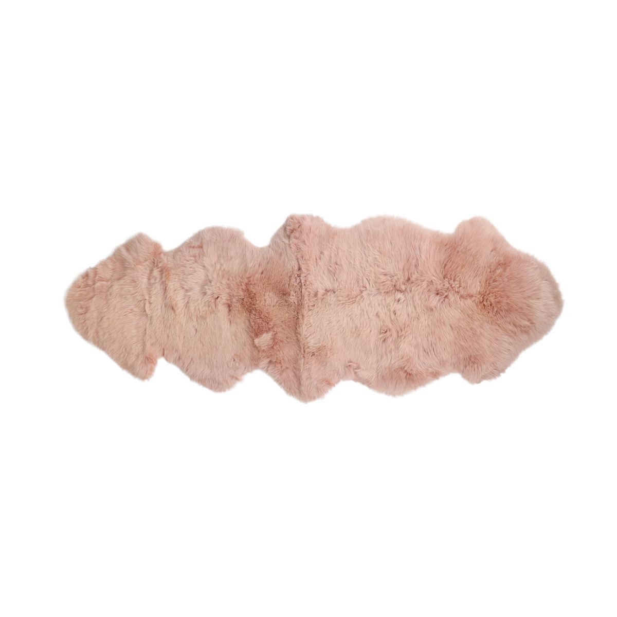 Merino Dubbele Schapenvacht | Langharig | 170x60 cm Roze