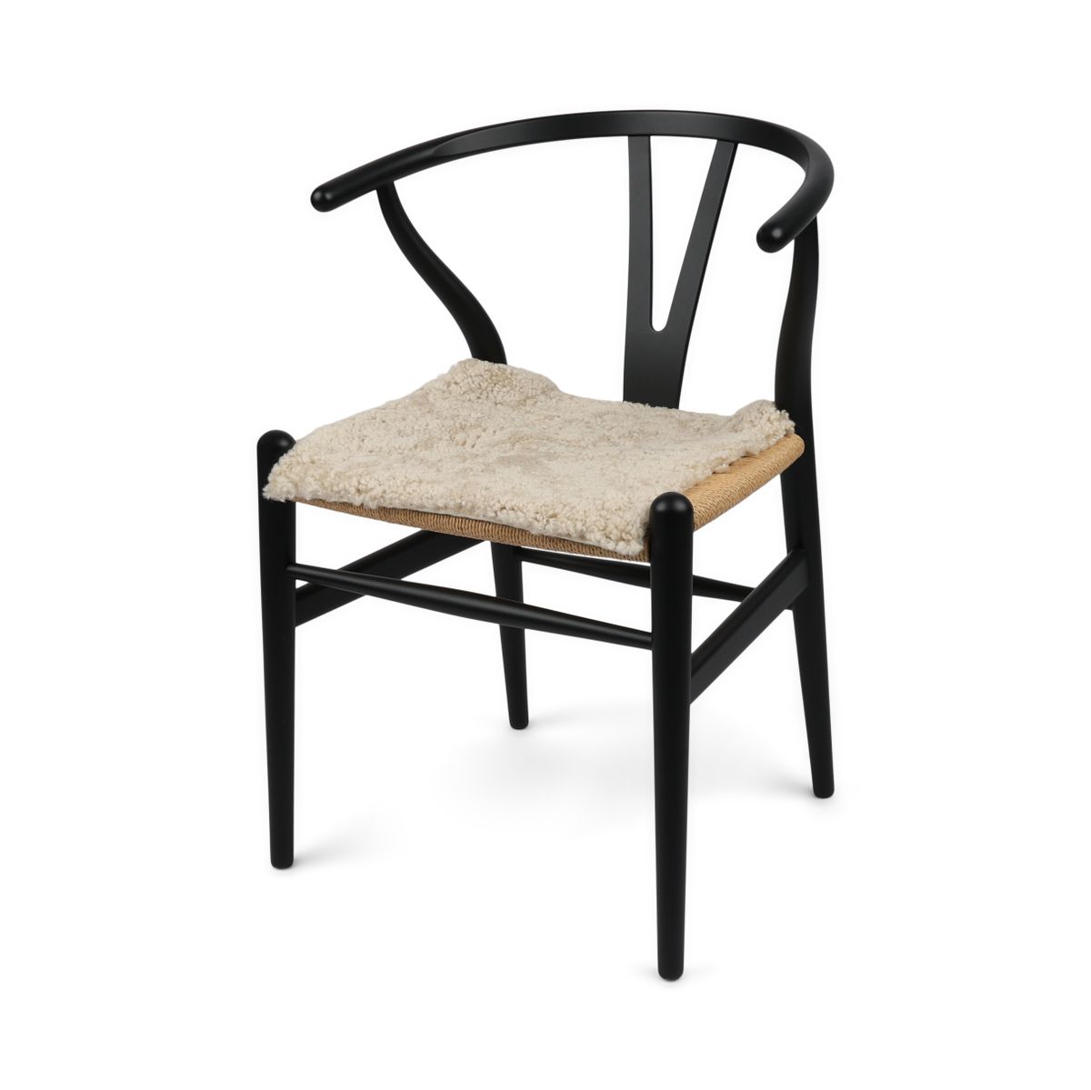 Schapenvacht Stoel Cover | Kortharig | 40x40 cm