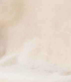 Plaid van Kortharige Schapenvacht | Tweezijdig | 140x200cm Ivoor