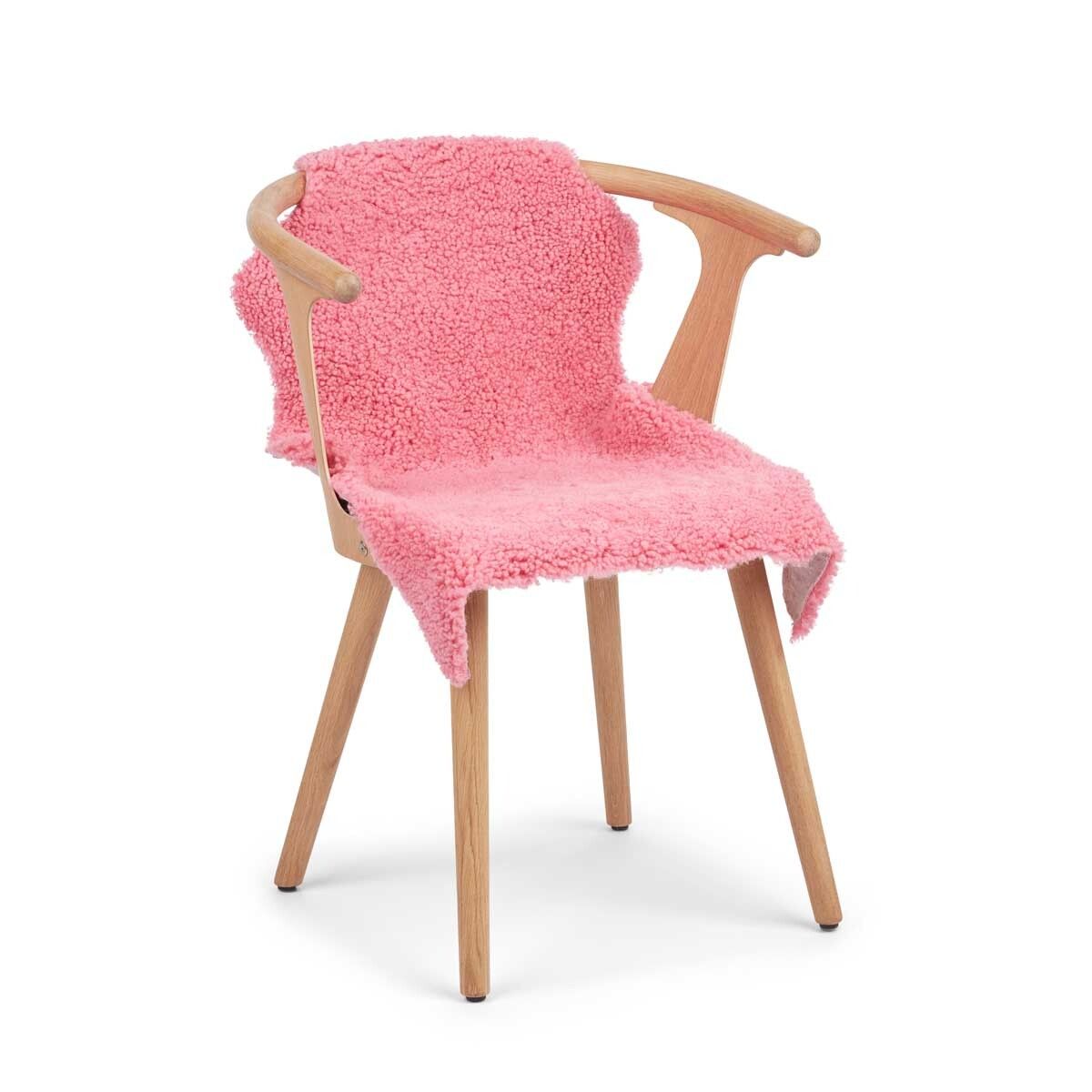 Nieuw Zeelandse Schapenvacht | Kortharig | 90 cm Lichtroze