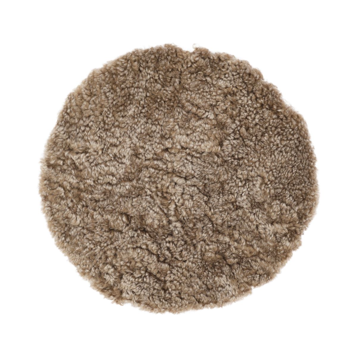 Schapenvacht Stoel Cover | Kortharig | Ø34 cm Sahara