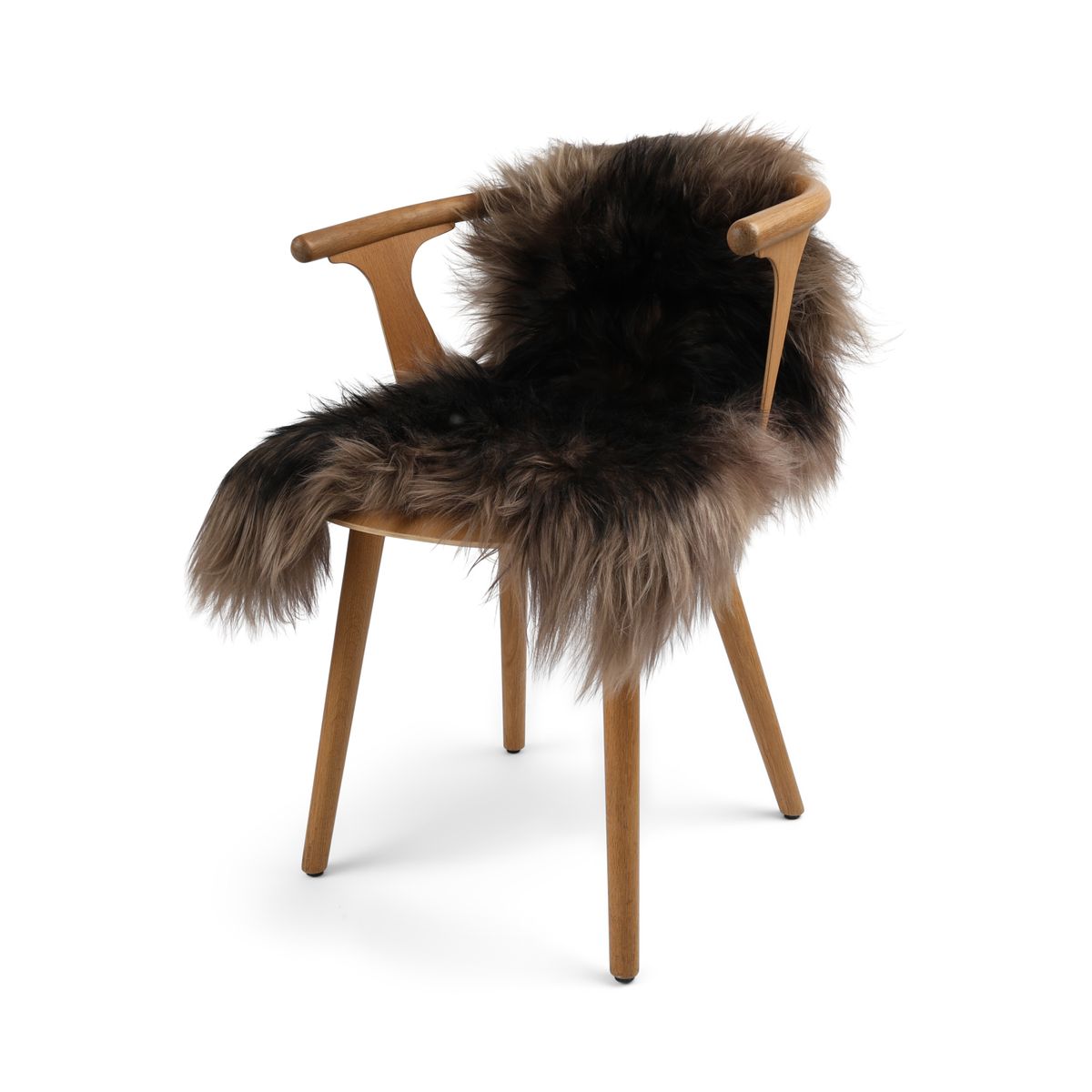 IJslandse schapenvacht | Gekleurd | 100 + cm Taupe