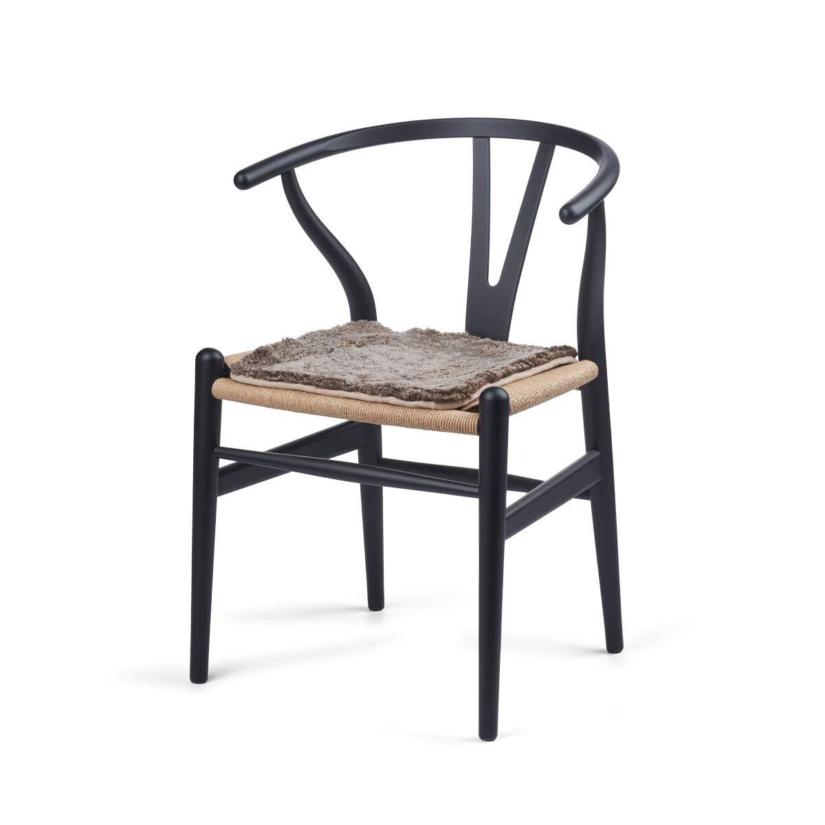 Kortharig Schapenvacht Seat CoverZero Waste Taupe