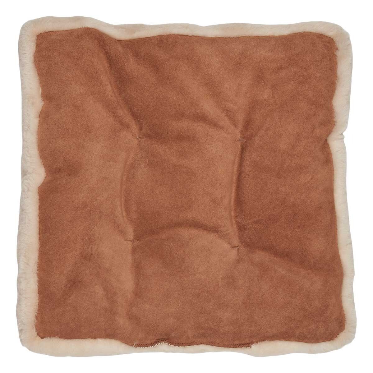 Moccasin Stoel Cover Kastanje