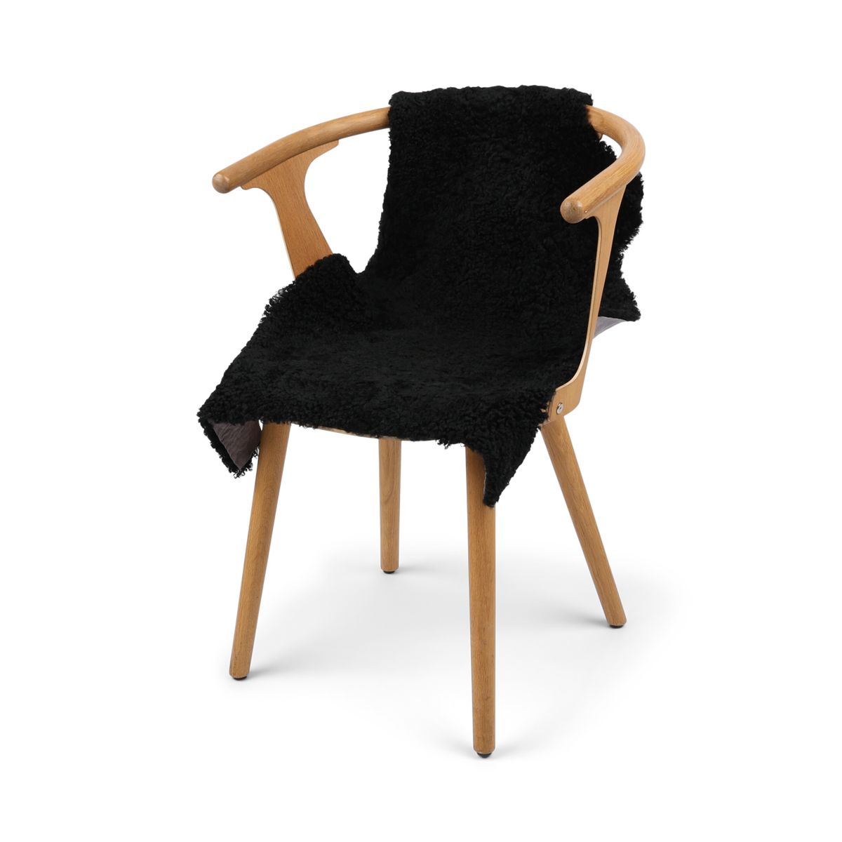 Nieuw- Zeelandse Schapenvacht | Kortharig | 90x60 cm Zwart