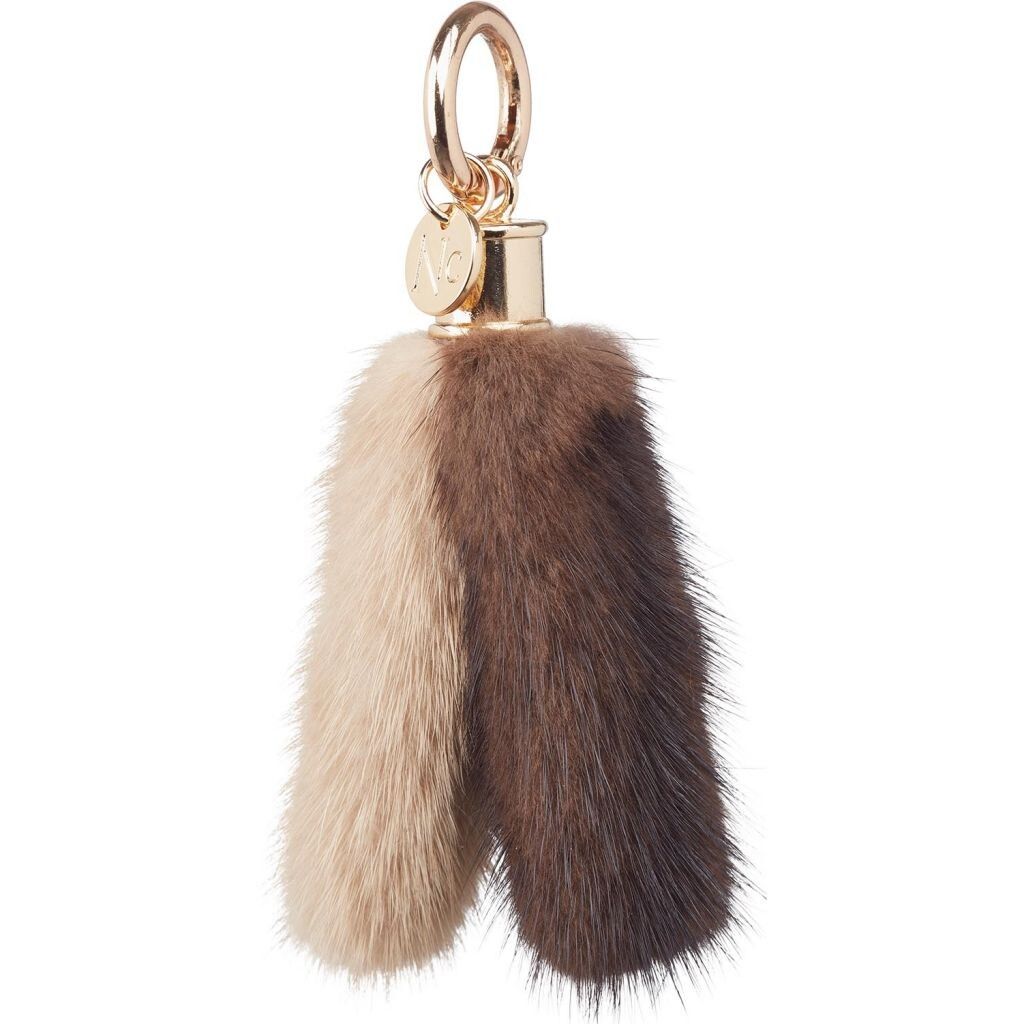Isabella Twee Sleutelhanger Beige/Bruin