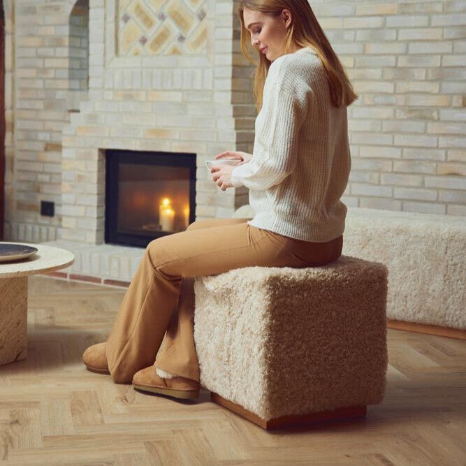 Benjamin Poef Antraciet Grijs