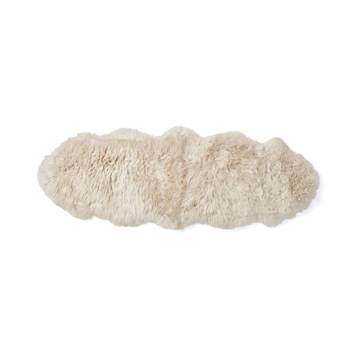 Merino Dubbele Schapenvacht | Langharig | 170x60 cm Linnen