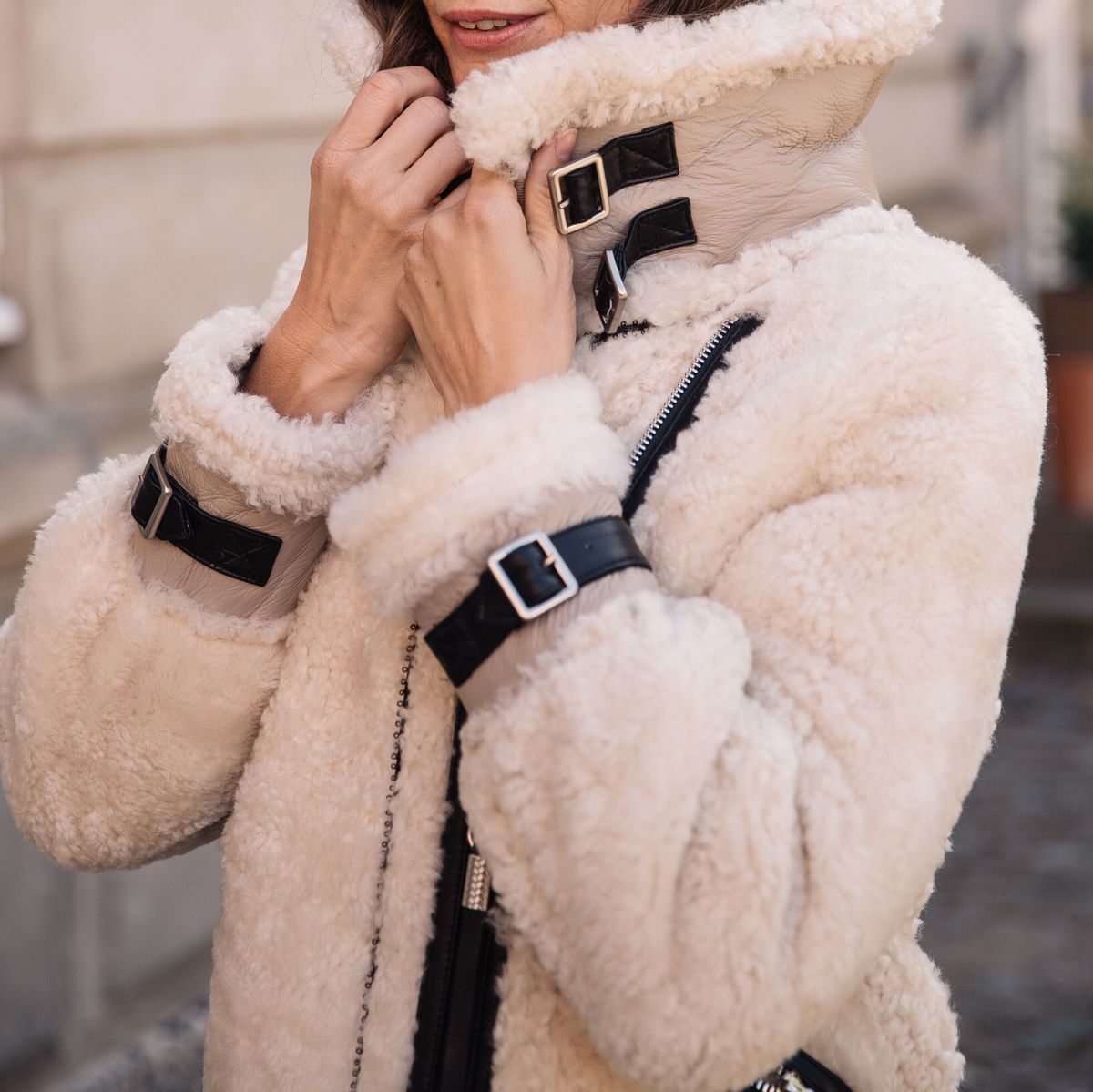 Nicki Jas Blauw/Grijs