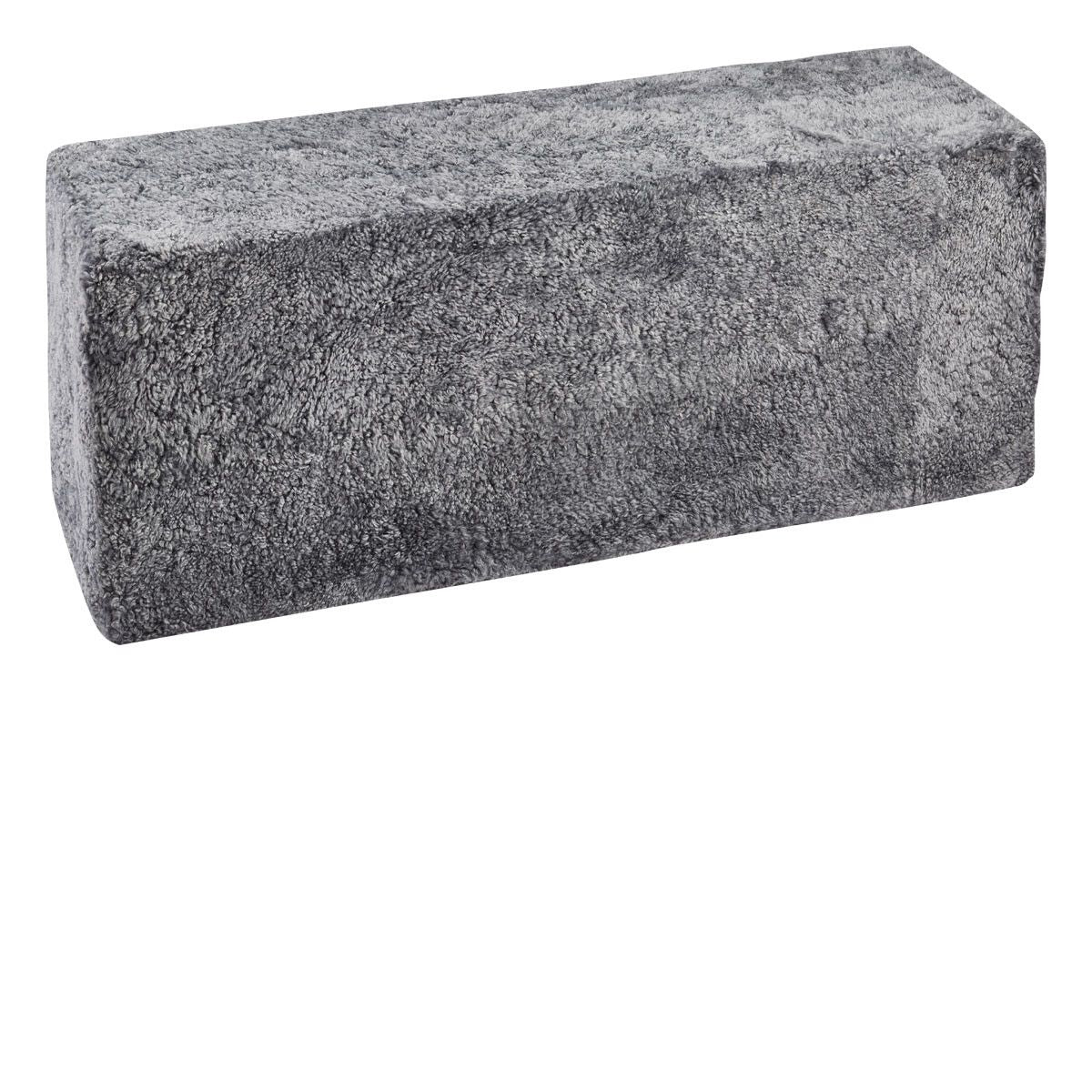 Kortharige Curly Schapenvacht Hocker Poef