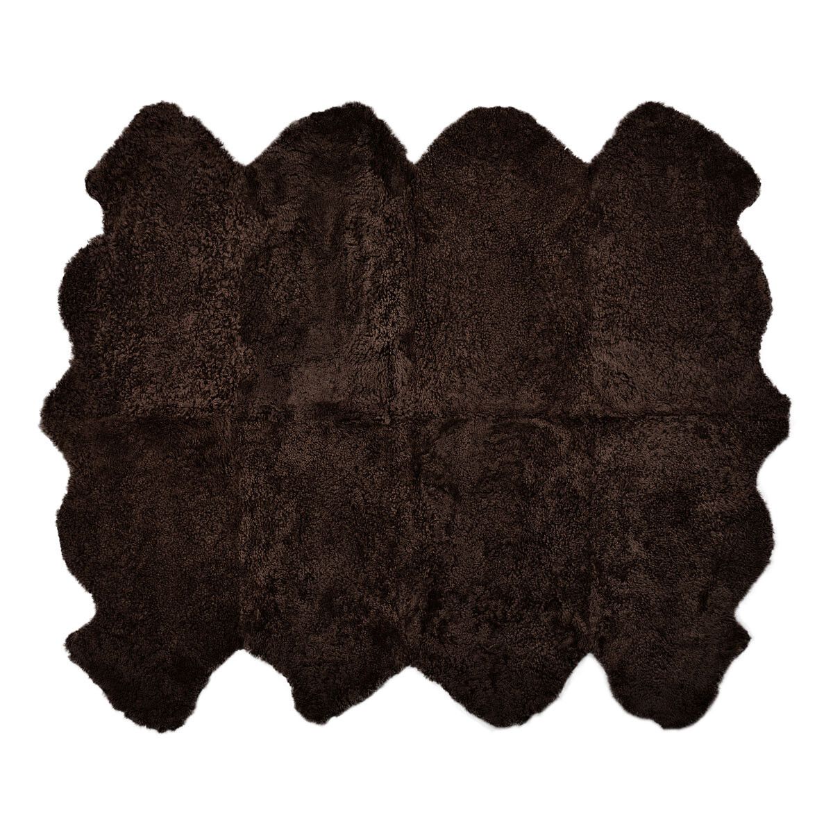 Premium | Nieuw- Zeelandse schapenvacht | Kortharig | Kleed 180x214 cm Cappuccino