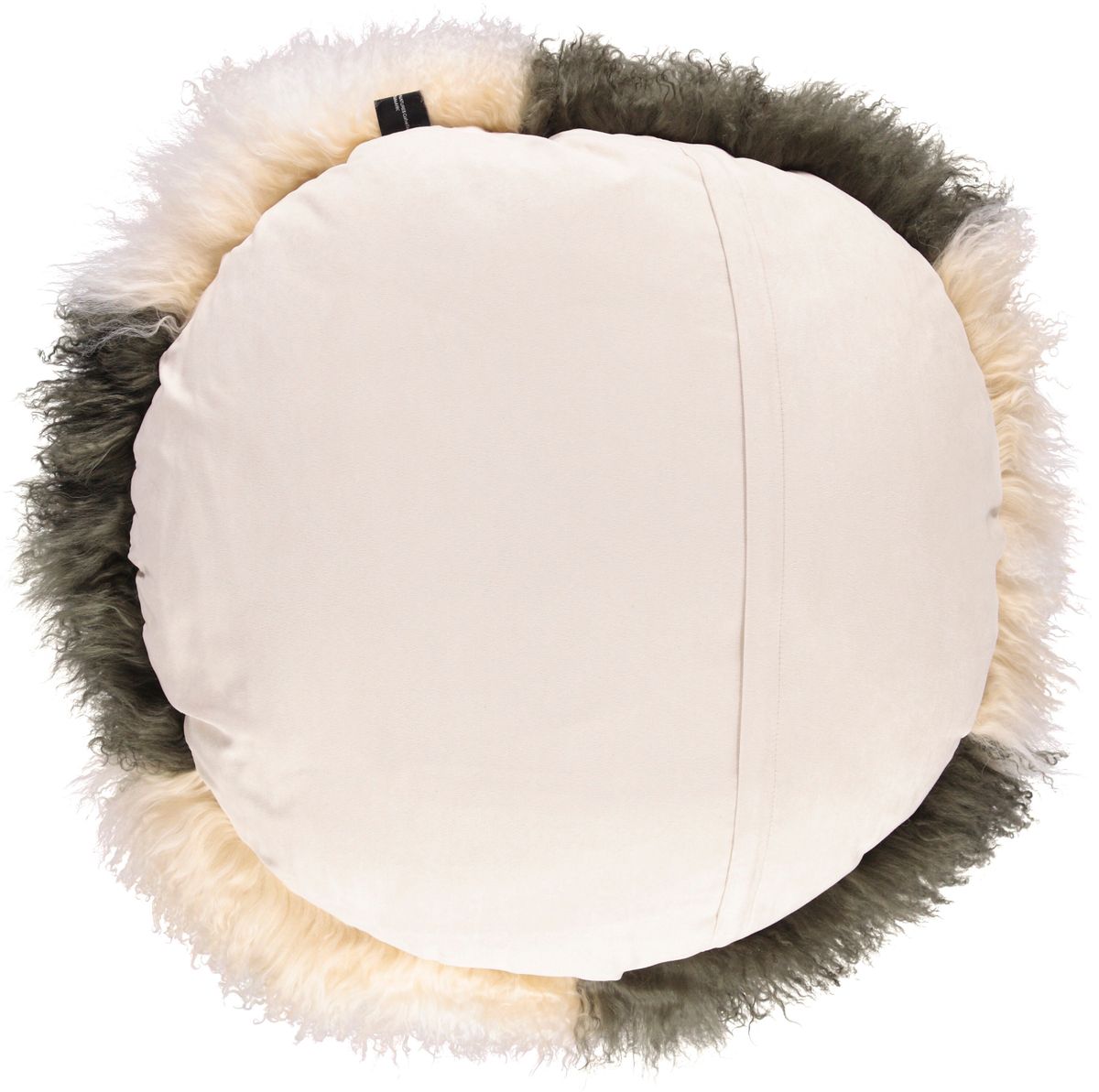 Curly Cake Kussen | Ø38 cm | Ø45 cm | Ø62 cm Arctic Sunrise/randgroen