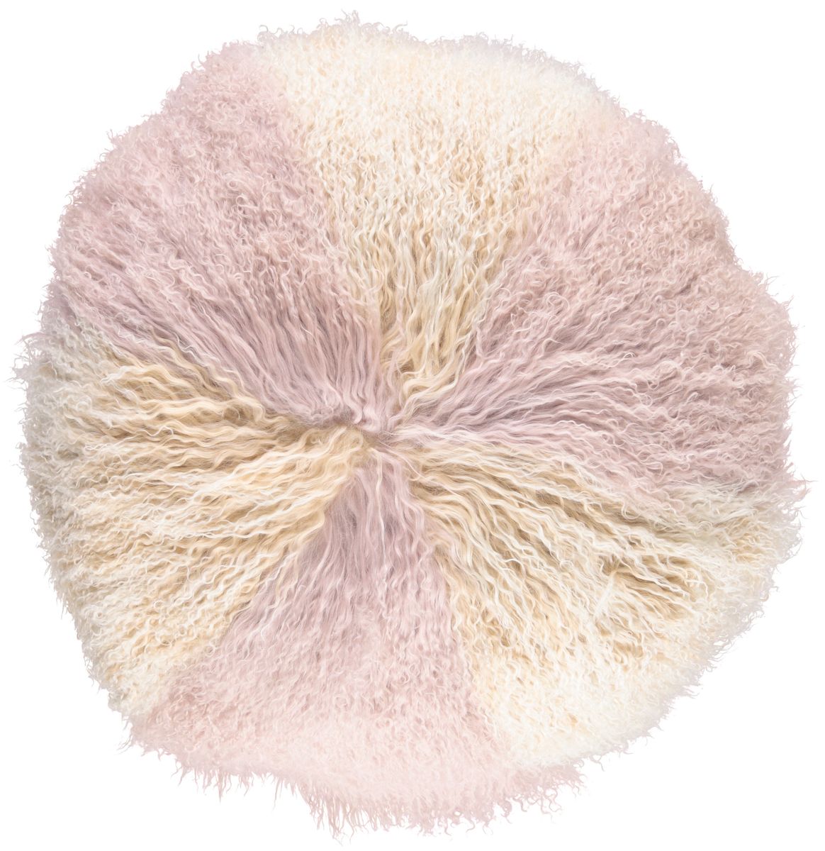 Curly Cake Kussen | Ø38 cm | Ø45 cm | Ø62 cm Arctic Sunrise/Duif