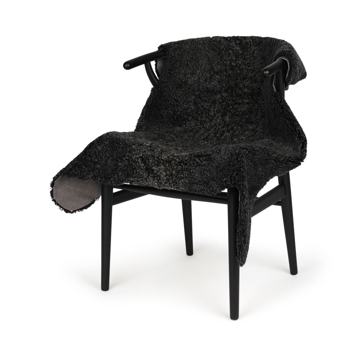 JUMBO Curly Kortharige Schapenvacht | Premium Kwaliteit | Nieuw-Zeeland | 95 cm