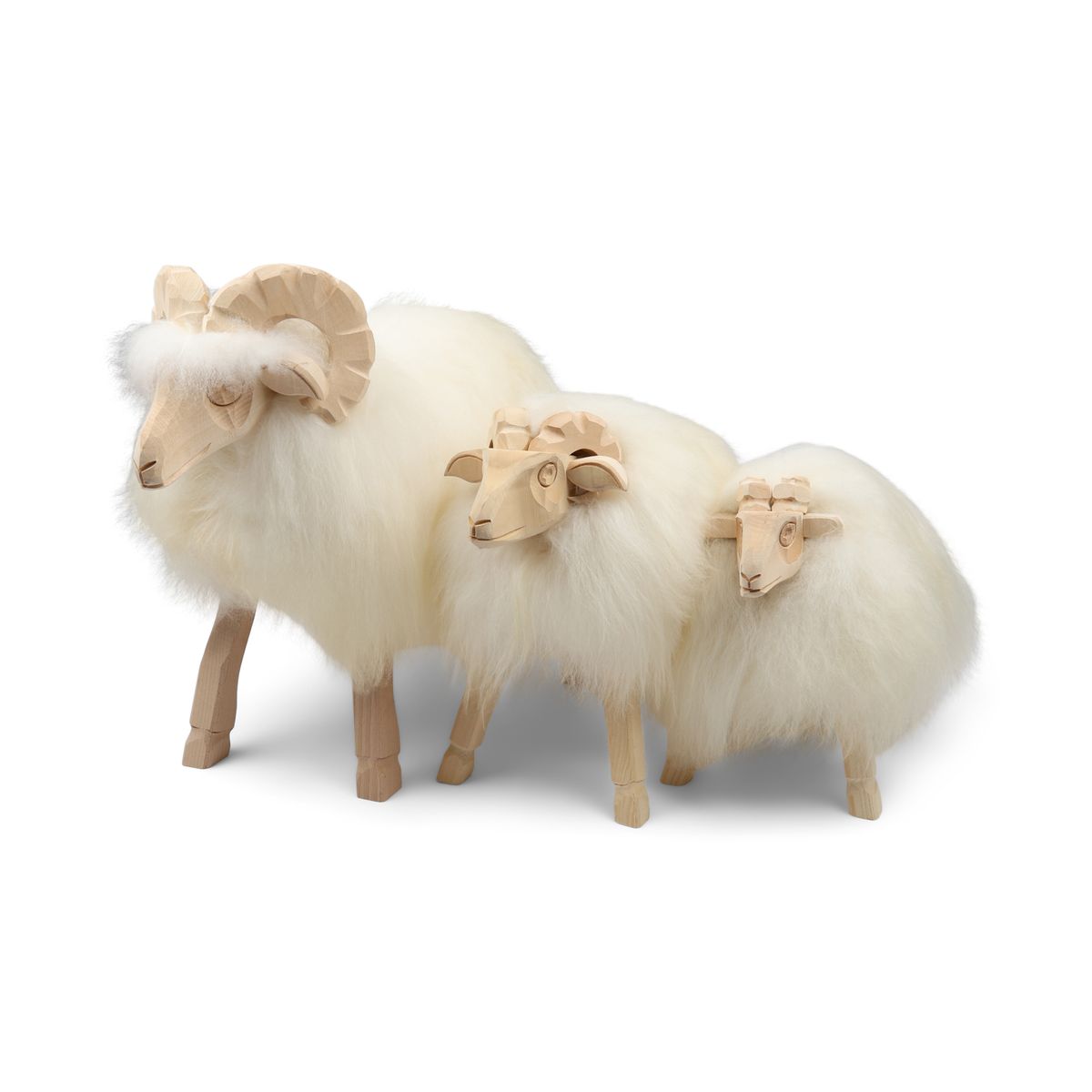 Alpenschaap Sculptuur Off White