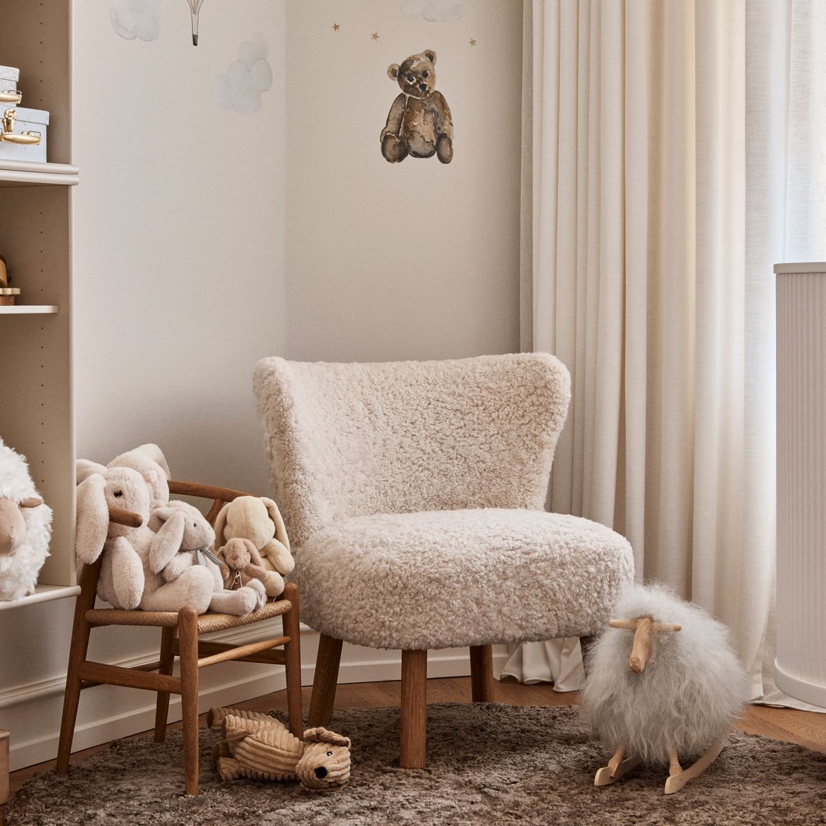 Emma Mini Loungestoel Antraciet Grijs