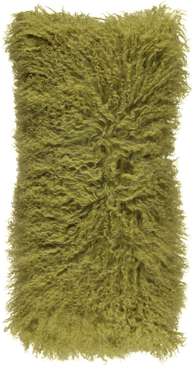Curly Kussen | 28x56 cm Boomtop Groen