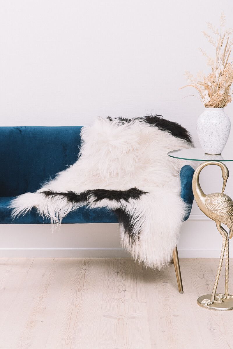 IJslandse Schapenvacht | Langharig | 90 cm Natuurlijk Brisa