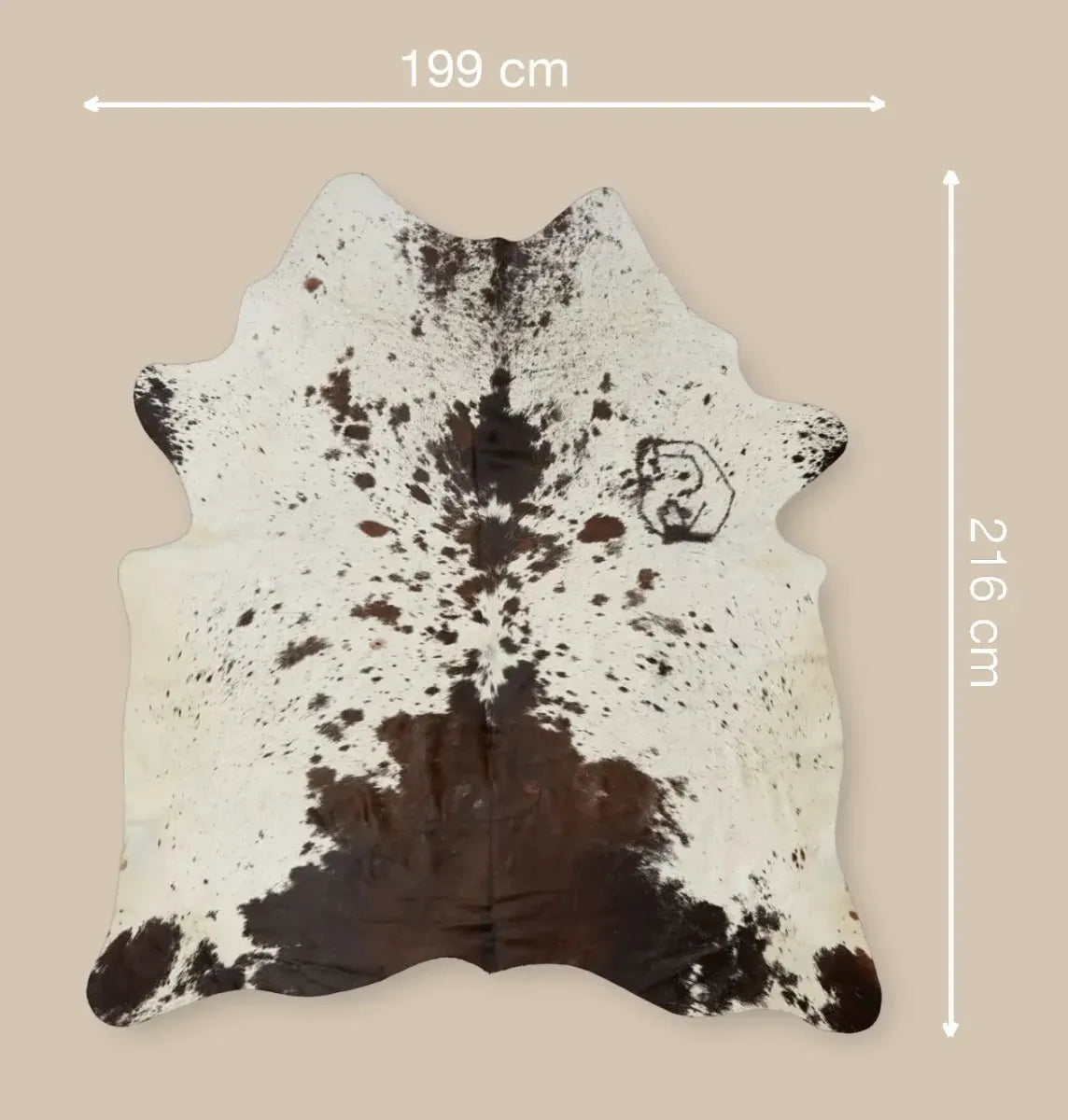 Koeienhuid Vloerkleed | Donkerbruin/Rood | 3,2 m² Donkerbruin/Roodachtig