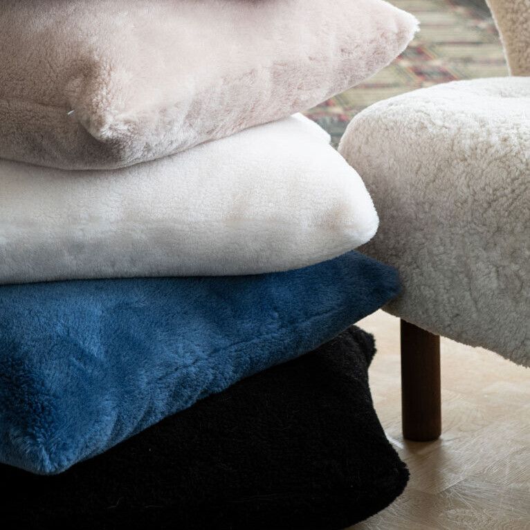 Mocassin Kussen | Dubbelzijdig | 40x40 cm Kastanje