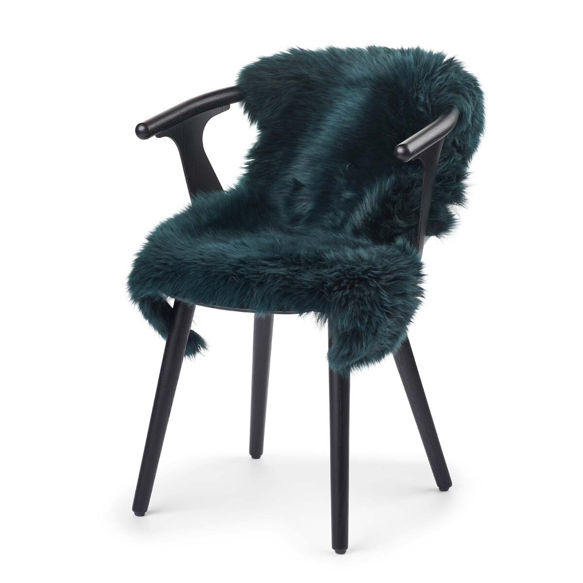 Premium | Nieuw- Zeelandse schapenvacht | Langharig | 100 cm Kaspisch