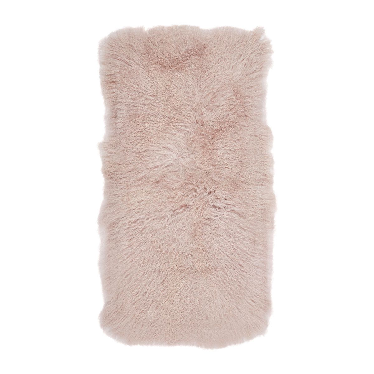 Plaid van Curly Schapenvacht | 60x120 cm Duif