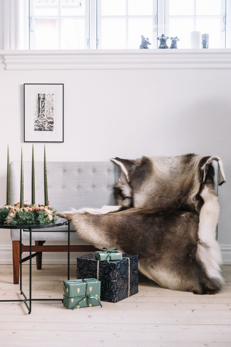 Rendierhuid Kleed | Finland | 70x110 cm Natuurlijk