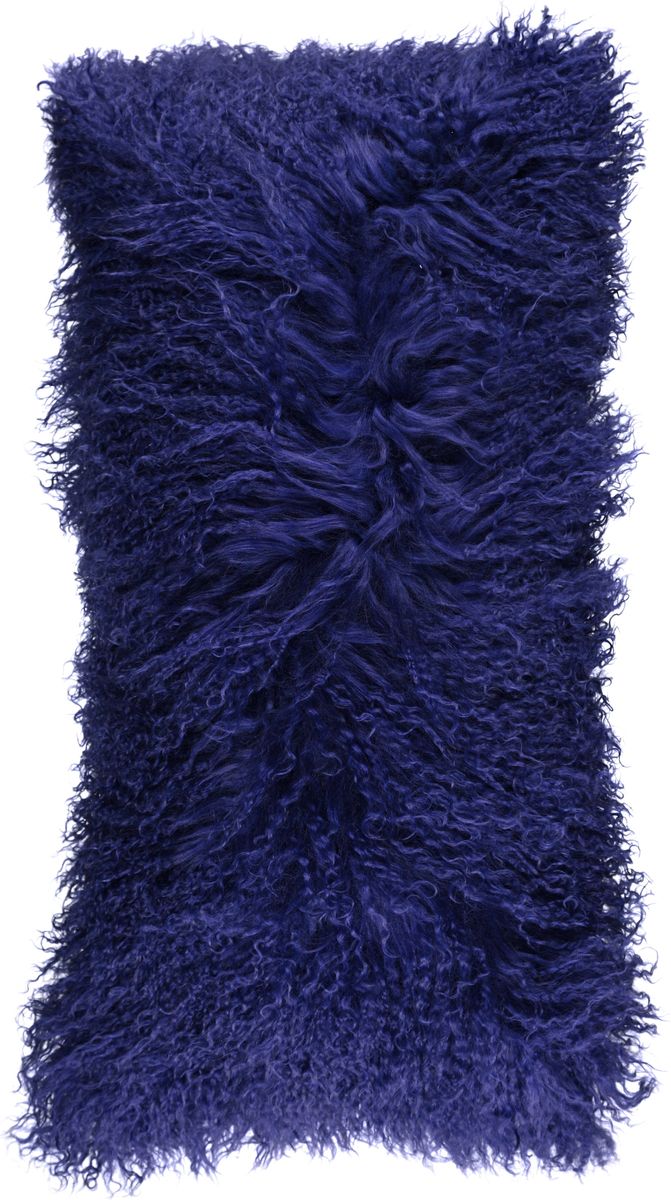 Curly Kussen | 28x56 cm Marineblauw