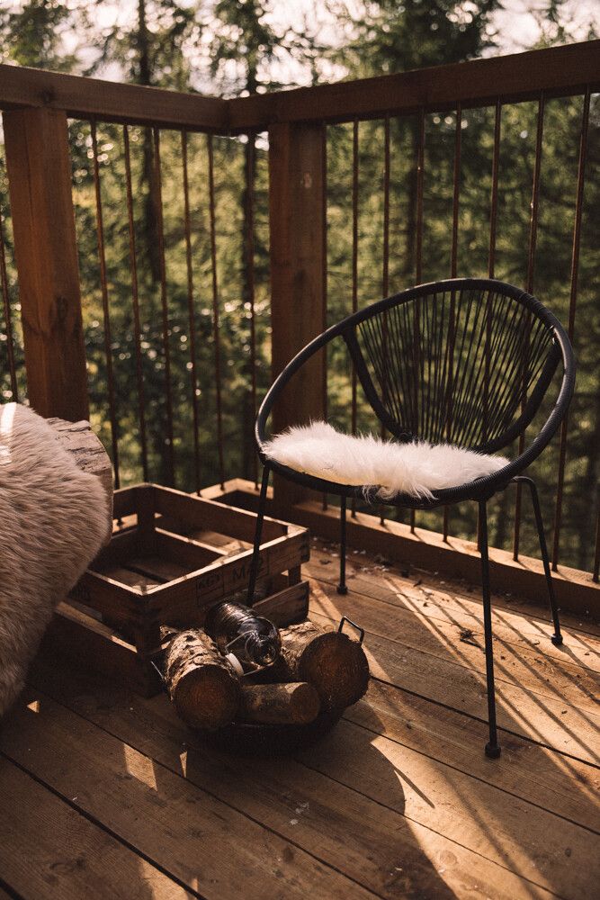 Langharige Schapenvacht Stoel Cover 2 Pack | Ø35 cm Zwart