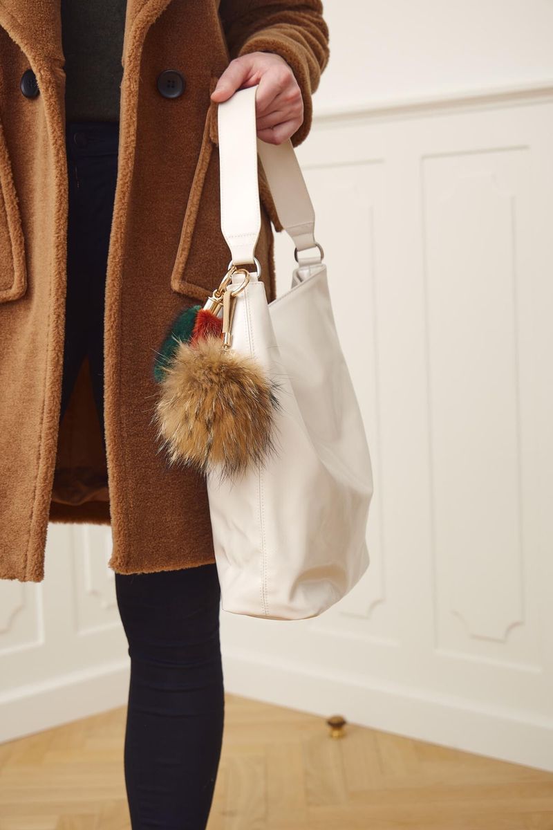 Isabella Twee Sleutelhanger Khaki/herfst marmer