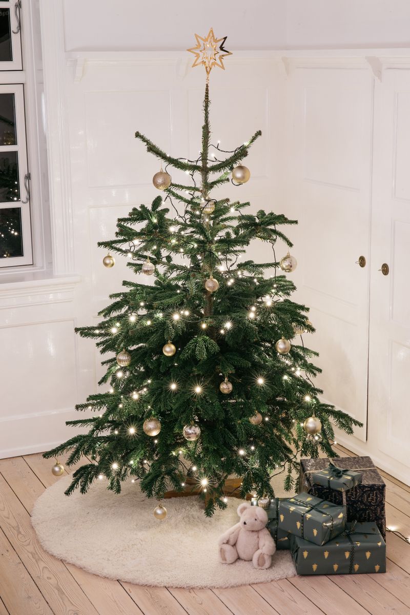 Kortharig Curly Schapenvacht Design Kleed | Ø140 cm Parelgrijs