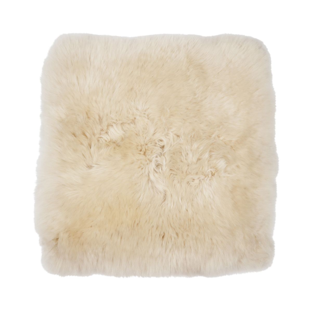 Schapenvacht Stoel Cover | Langharig | 40x40 cm Linnen