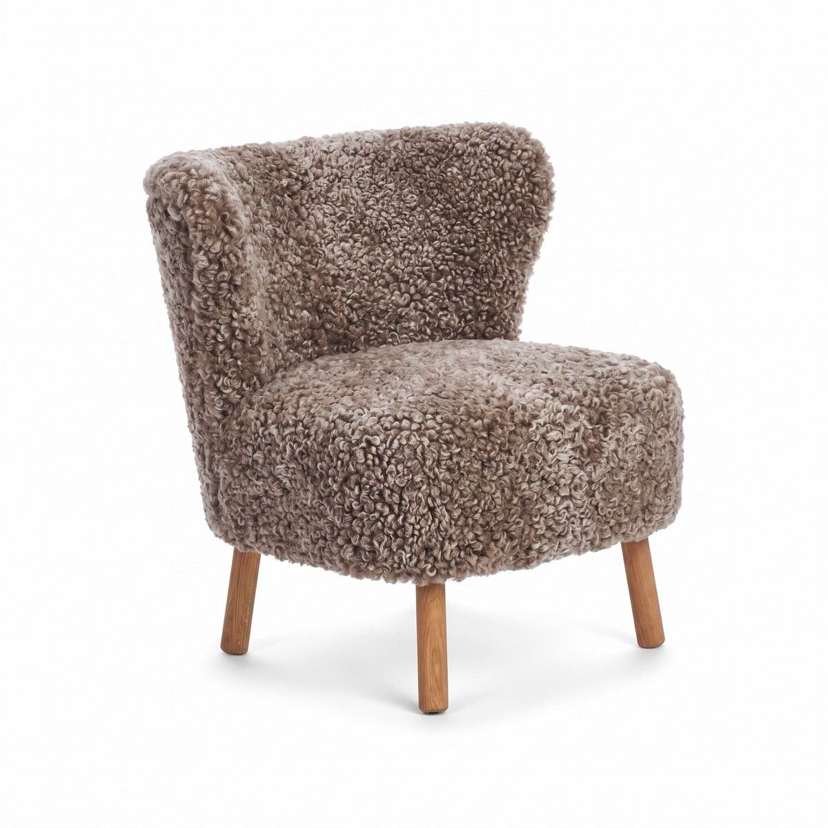 Emil Loungestoel | Kortharige Schapenvacht Cappuccino