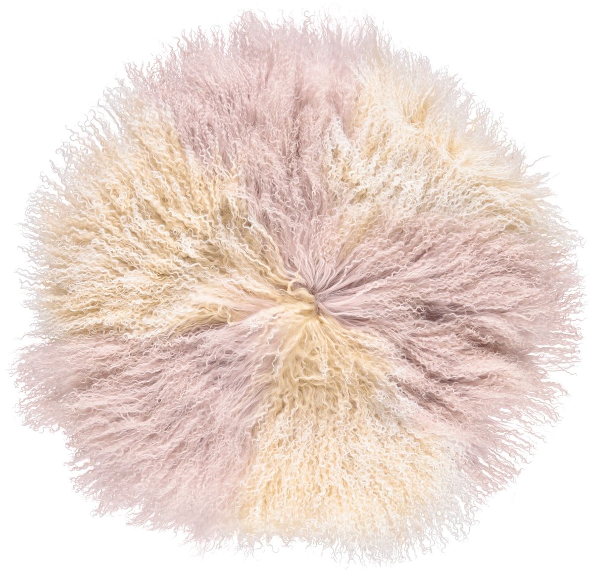 Curly Cake Kussen | Ø38 cm | Ø45 cm | Ø62 cm Arctic Sunrise/Duif