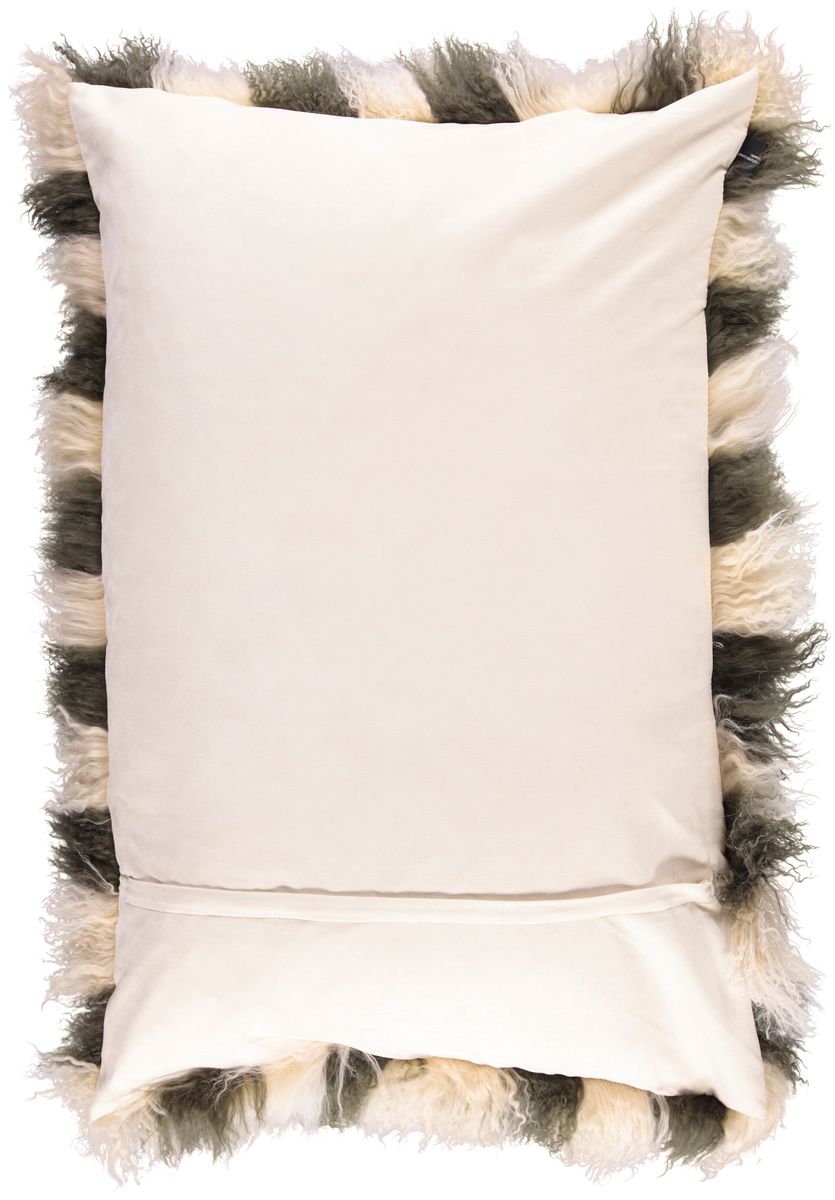 Curly Kussen | 60x90 cm Arctic Sunrise/randgroen