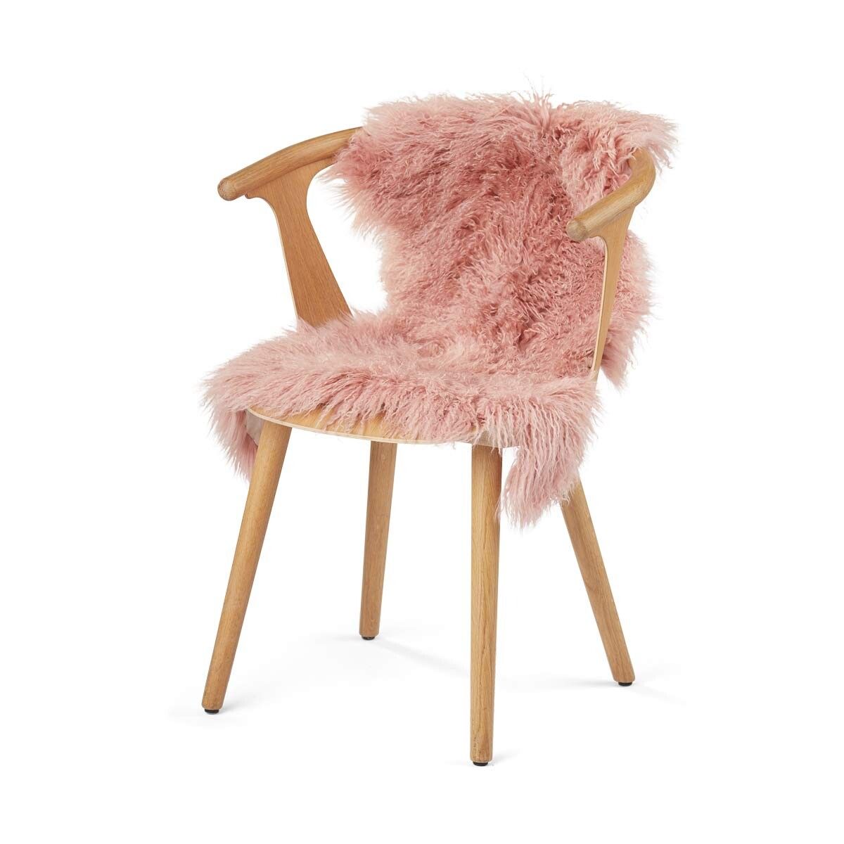 Tibetaanse Schapenvacht | Curly | 85x50 cm Lady Pink