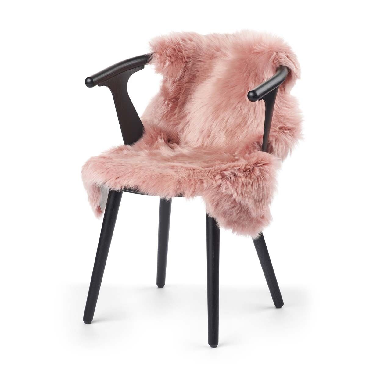 Premium | Nieuw- Zeelandse schapenvacht | Langharig | 90 cm Roze